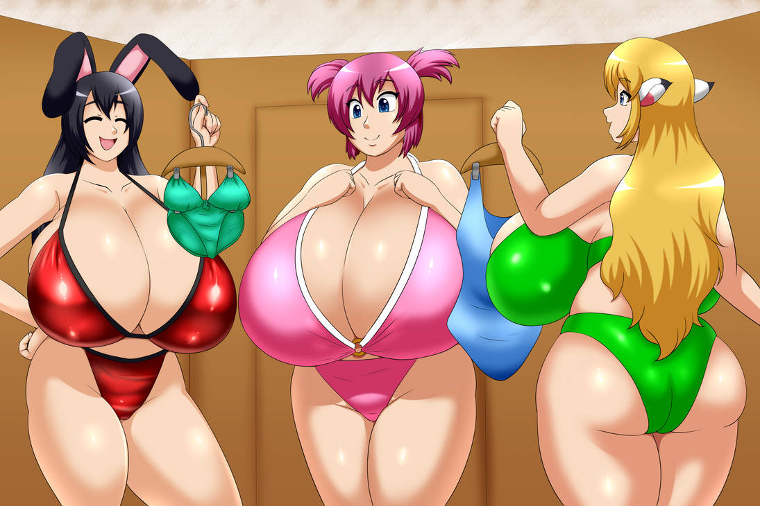 Swimsuit Shopping for Amy by soninthedark