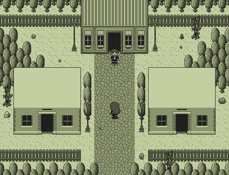 Game Boy Pixel Art: Rural Town