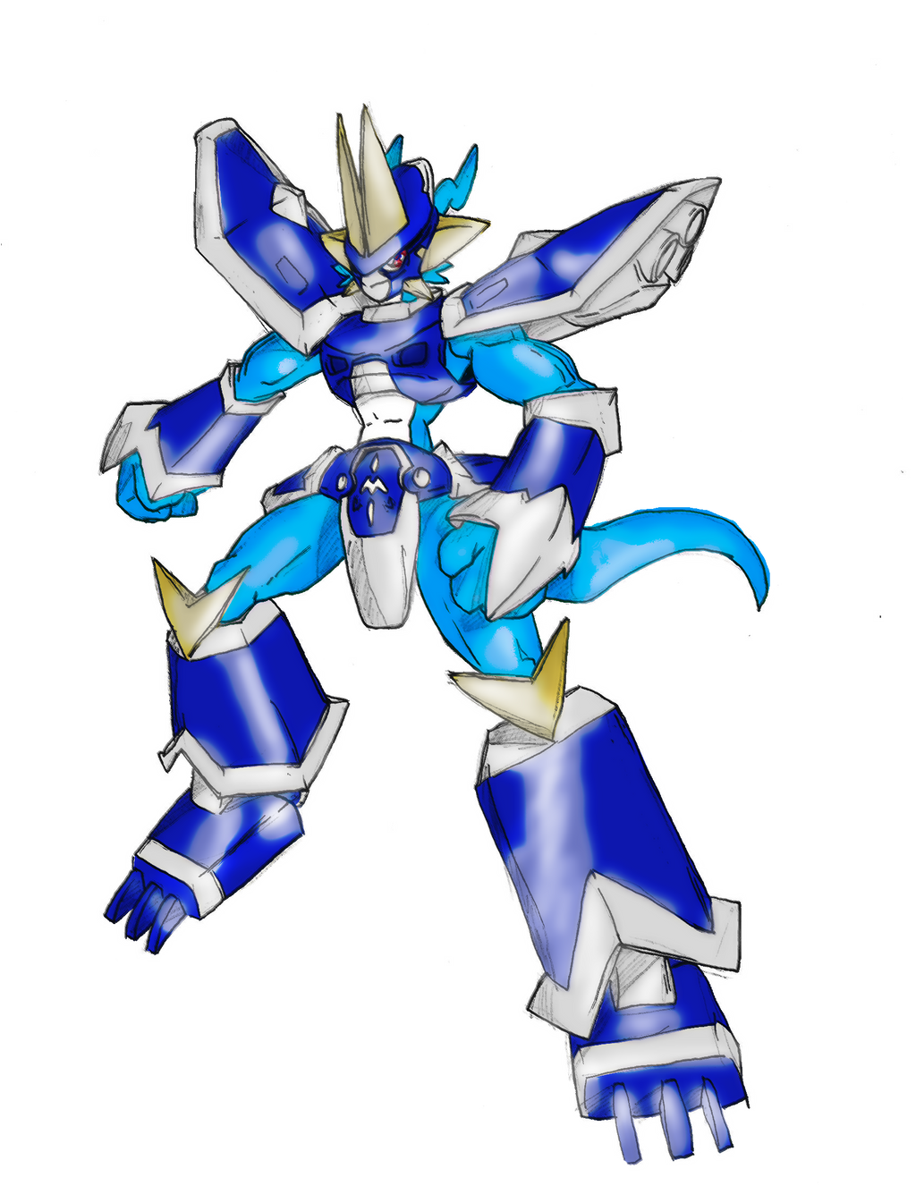 Mangamon Blue by Hero-Jaxx on DeviantArt