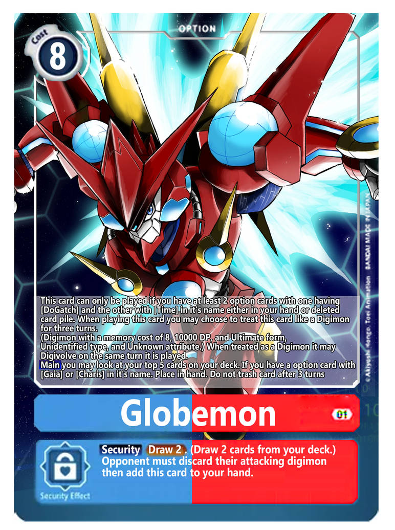 Appmon Globemon v2 Digimon TCG (Updated Appmon in Card) by Hero-Jaxx on DeviantArt