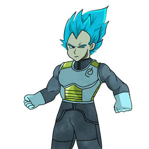 SS Blue Vegeta speed draw