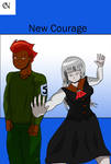 New Courage new arc cover by fighterxaos