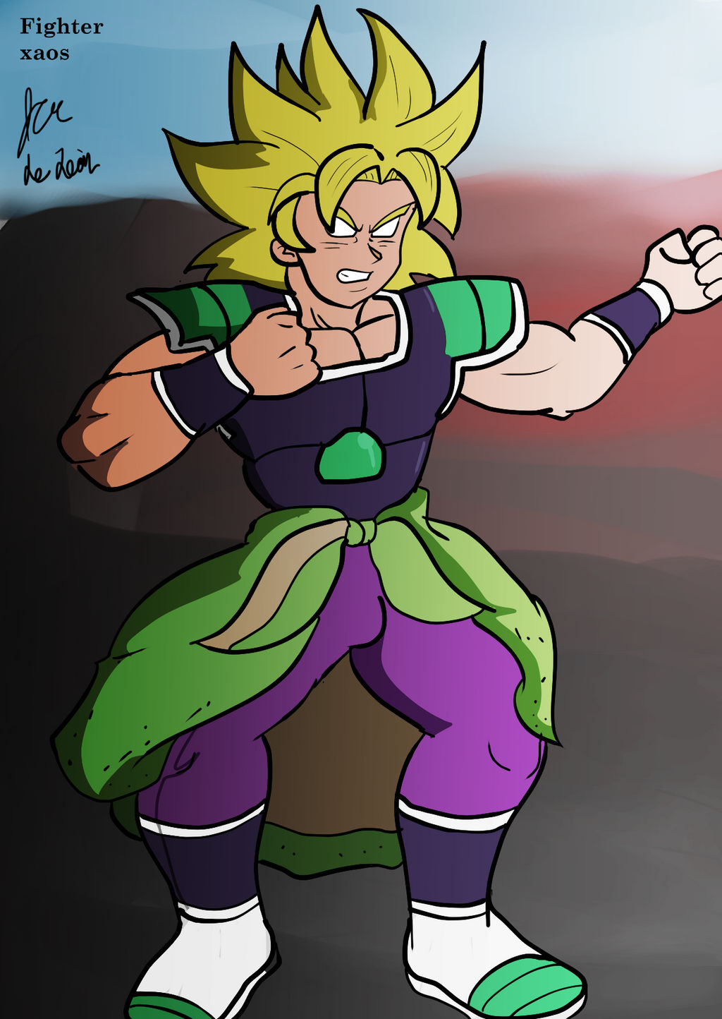 Super Saiyan Broly by fighterxaos