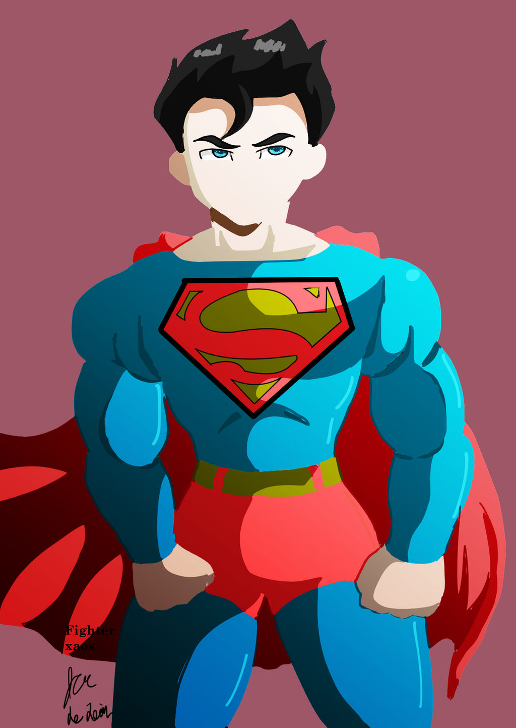 Superman by fighterxaos