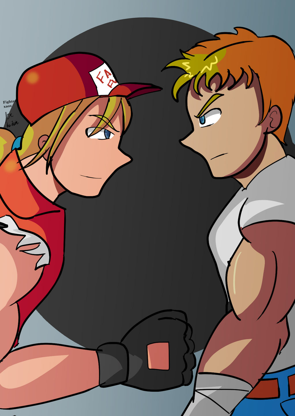 Terry vs Cody by fighterxaos