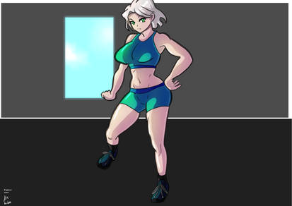 younger Selene workout