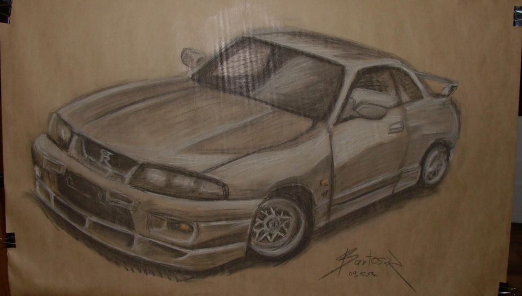 Nissan Gt R R33 Draw Nissan R33 GTR by BartekLauri on DeviantArt