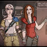 Borderlands: young!Alma Harren and Olda Irons (OC)