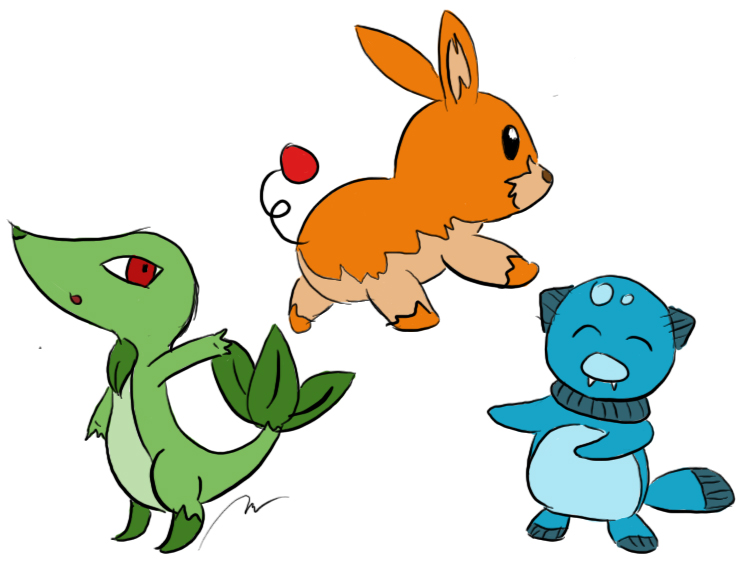 Gen 5 Starters - Predictions by LtNom on DeviantArt