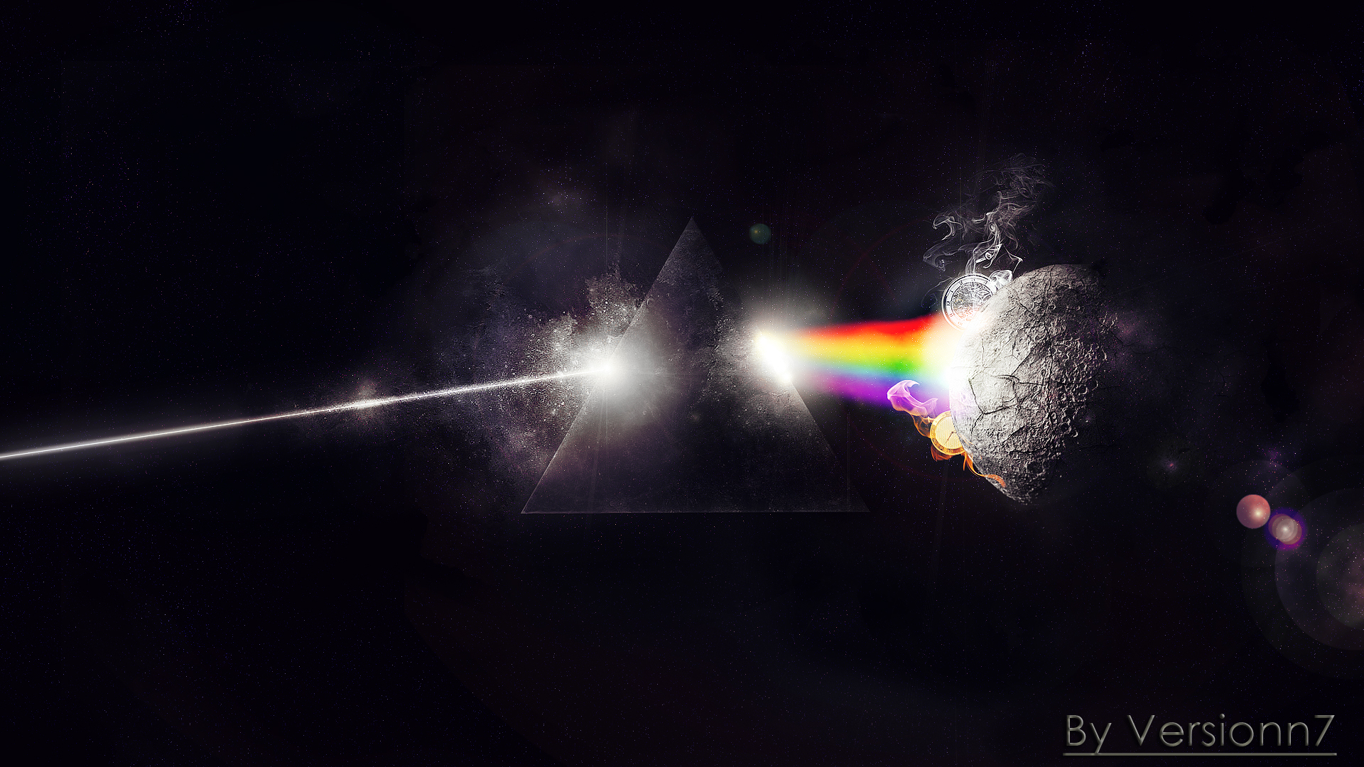 The Dark Side of the Moon HD by TGxKroNiiK on DeviantArt The Dark Side of the Moon HD by TGxKroNiiK on DeviantArt