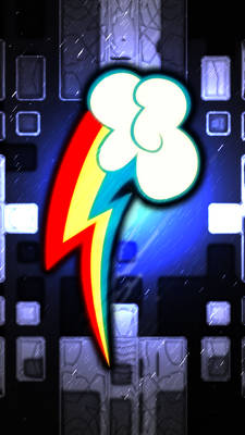 iPhone 5 - Rainbow Dash CM Wallpaper