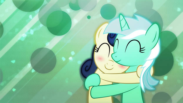 Lyra and Bon Bon Cuddles