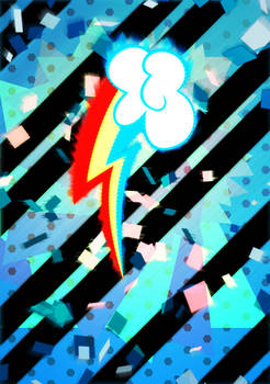 Rainbow Dash Cutie Mark Poster