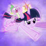 Spike and Twilight Flight