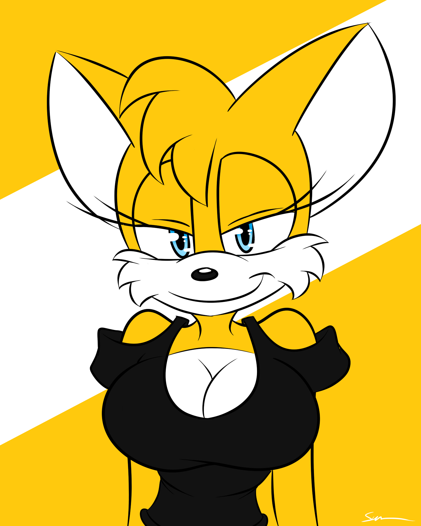 This is for the Tails fans that like to call her Tailsko, or Miley.