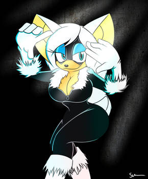 Rouge as Black Cat