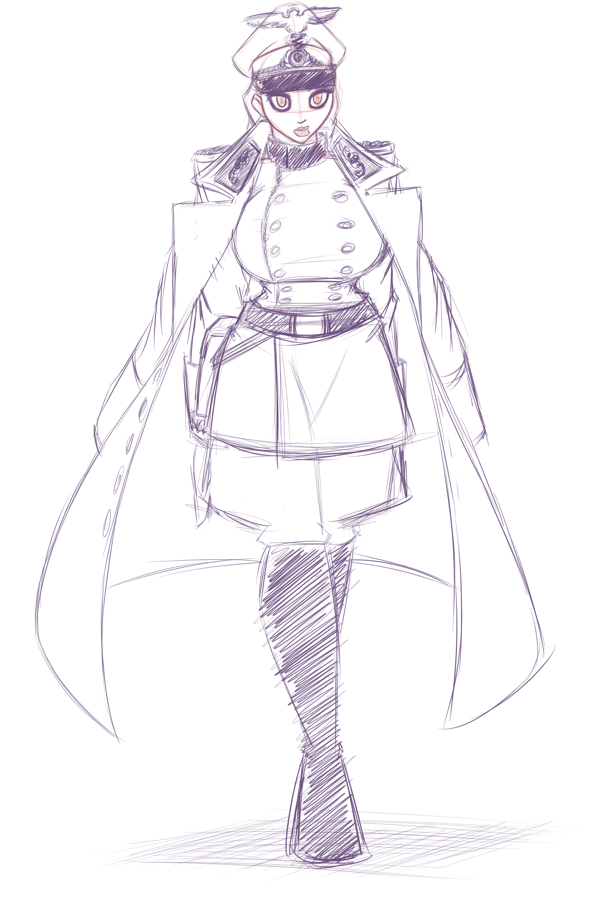 Army Commander Sketch by XSuperiX on DeviantArt