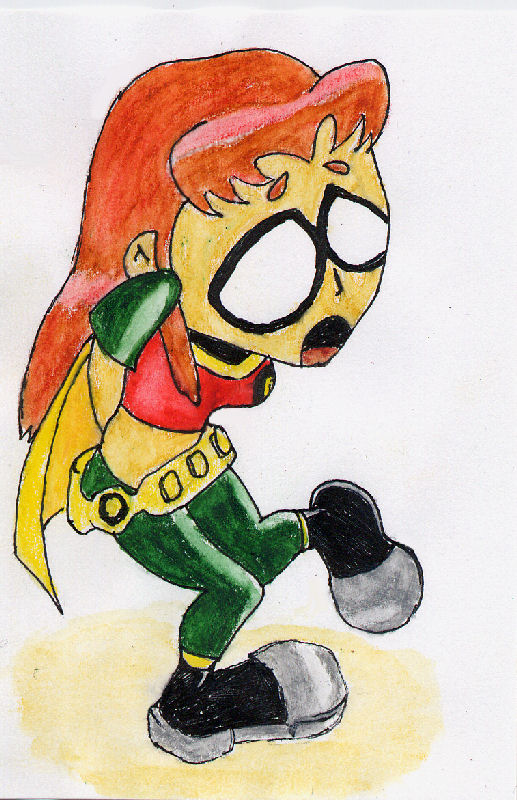 Starfire as Robin:S