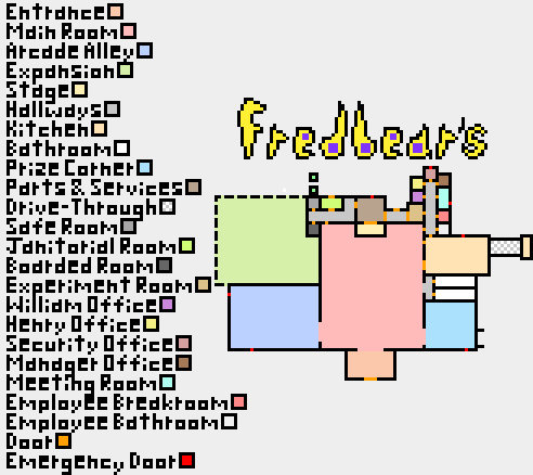 Fredbear's Familly Diner layout by ItisNoe on DeviantArt