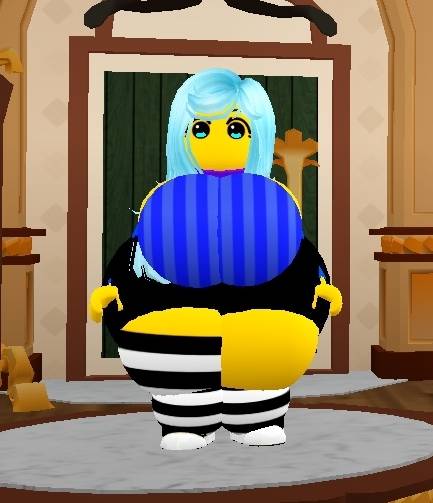 My roblox avatar blueberry inflation 