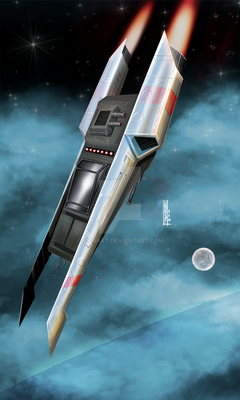 Space Fighter Digital Concept Paint.1