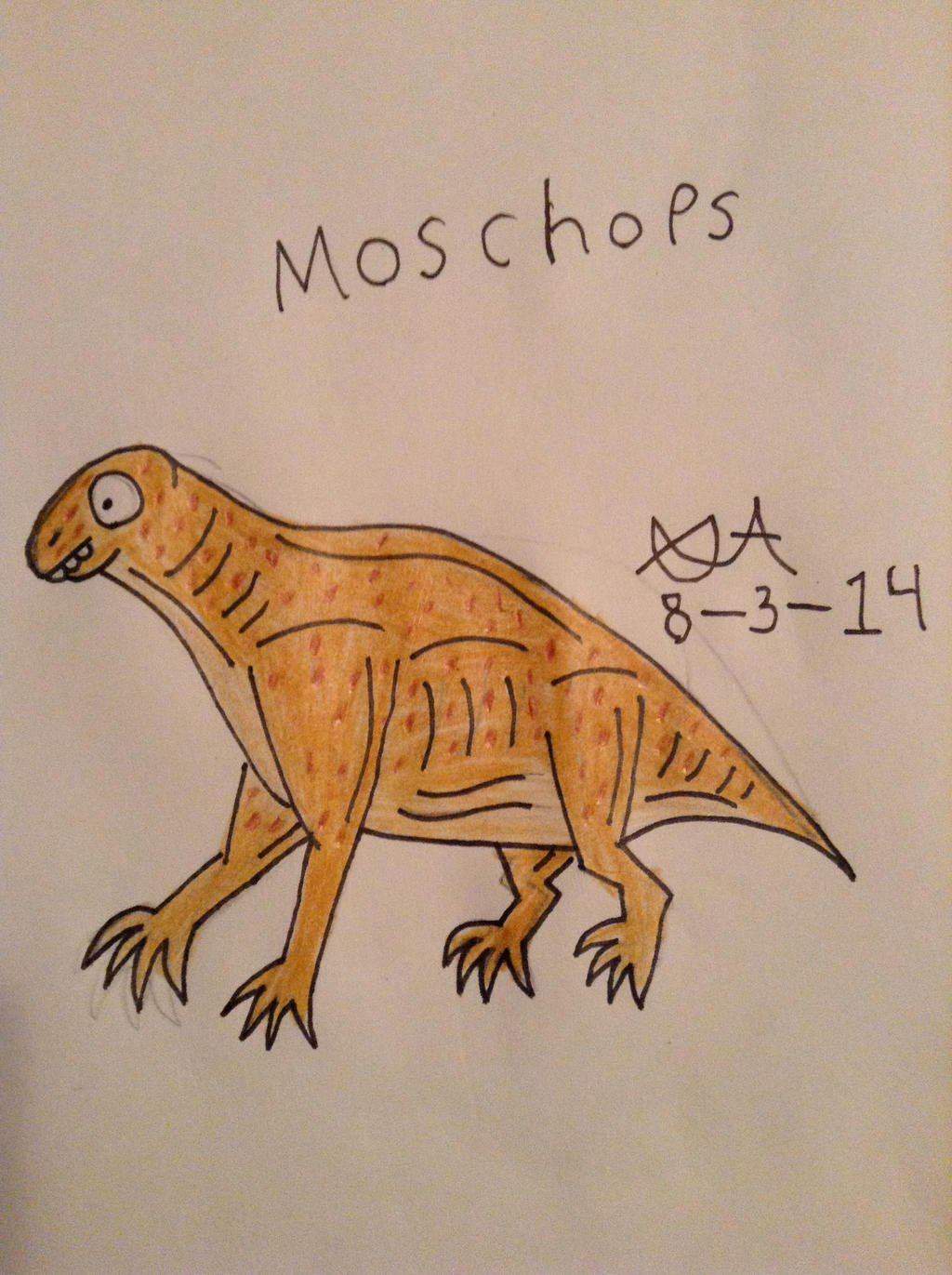 Moschops by Toon-Rex on DeviantArt