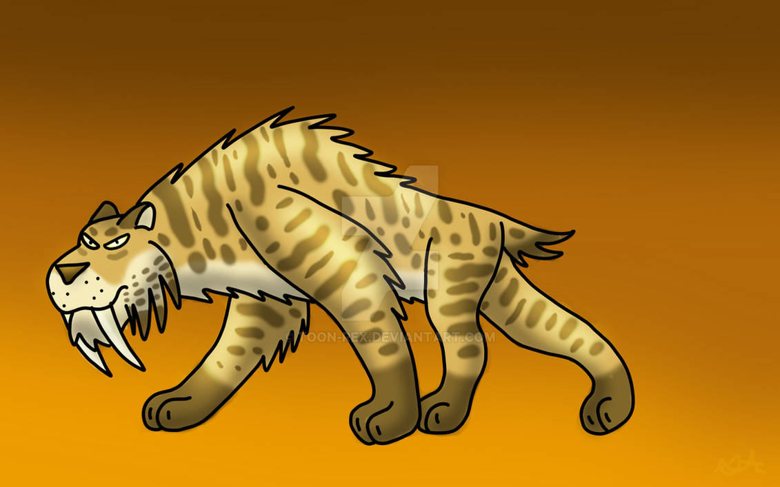 Smilodon by Toon-Rex on DeviantArt