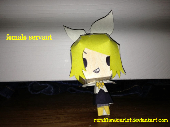 EC Papercraft - Female Servant