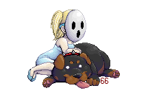 Lys and Shnee pixel chibi