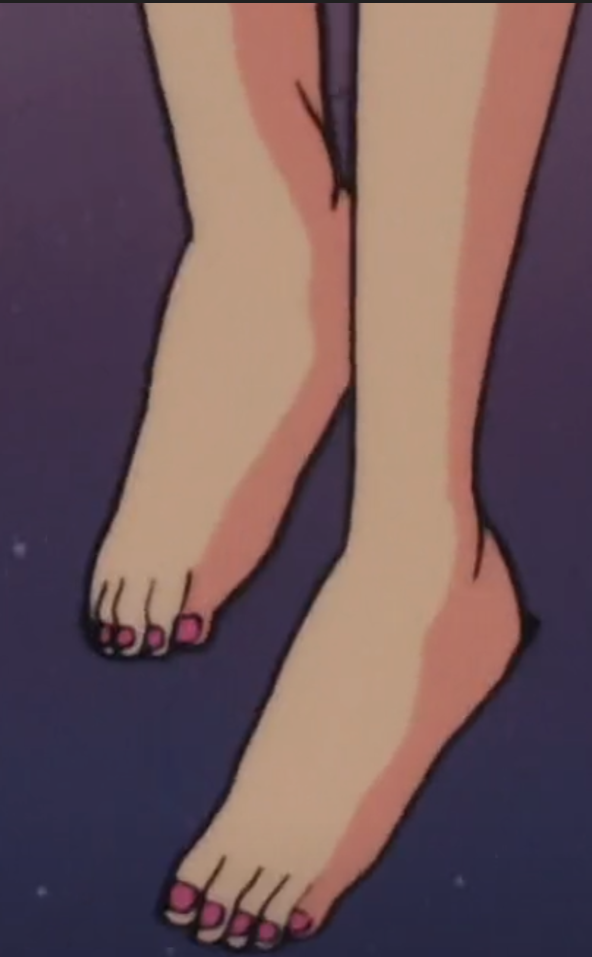 Chiyuki feet with sandals - Runway de Waratte by AnimeGirlsFeets