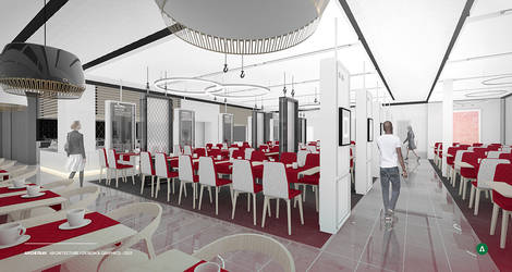 Architrav Hotel Restaurant Rendeing