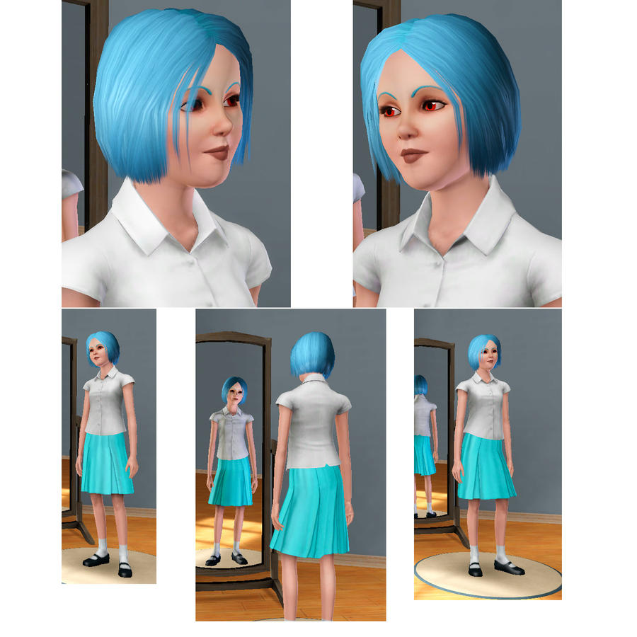 Sims 3- Rei Ayanami