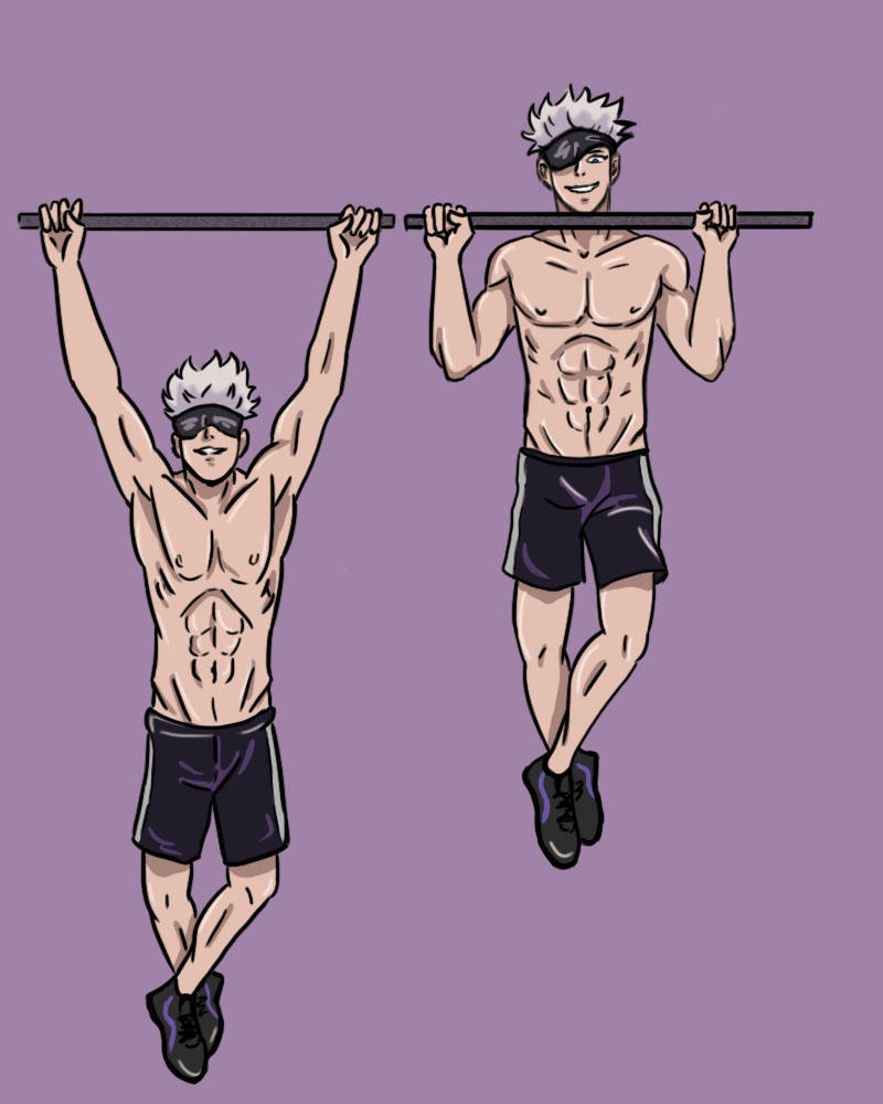 Gojo Exercise Gojo Satoru Training by DragonSlayer322 on DeviantArt