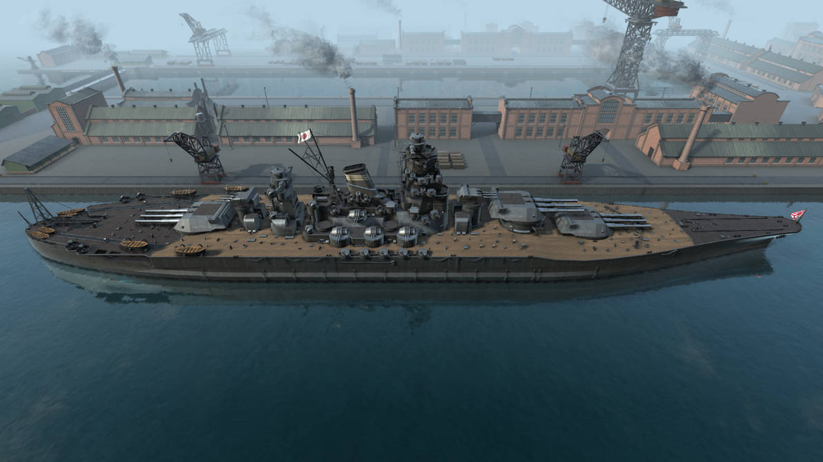 Japanese Yamato-class Battleship 1945 by zero-the-avenger on DeviantArt