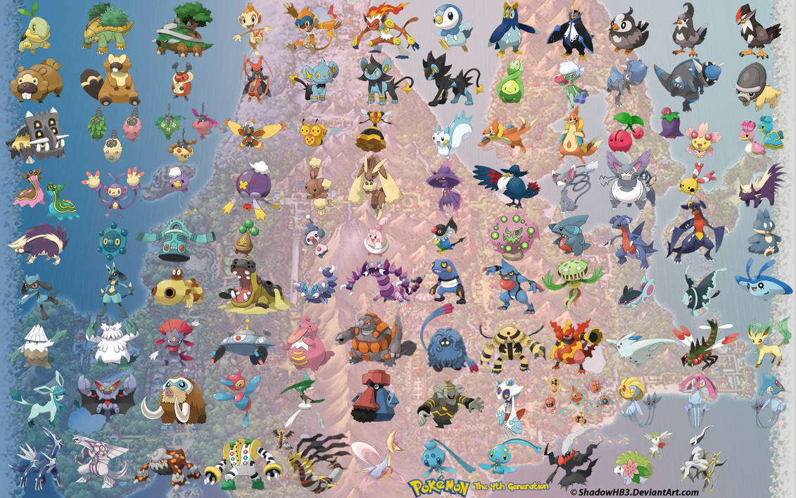 Pokemon, The Fourth Generation by ShadowHB3 on DeviantArt