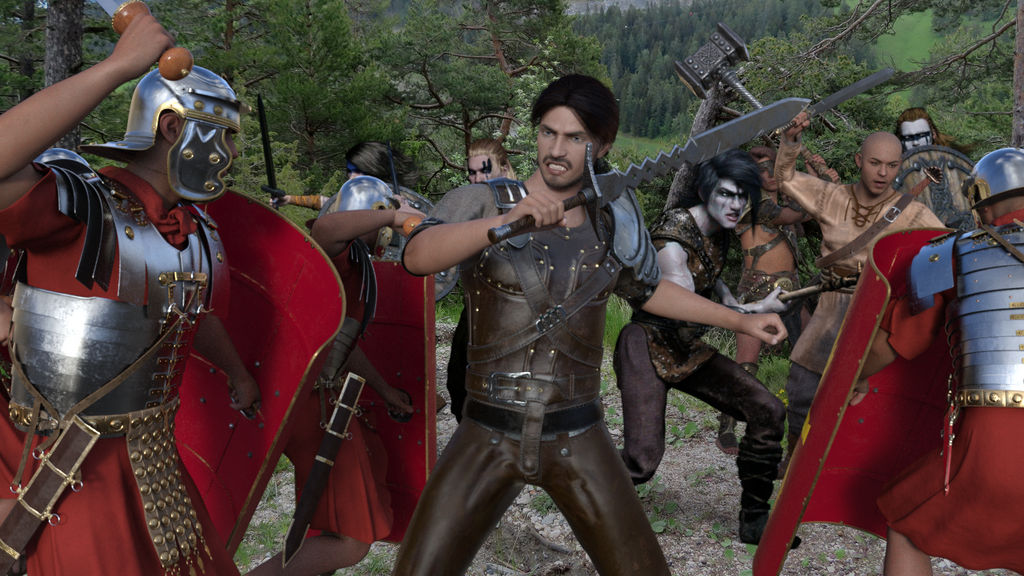 Barbarian raid by Maki2859 on DeviantArt