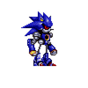 Mecha Sonic HD Sprite by arbaros on DeviantArt