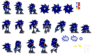 Sonic Pocket Adventure: Mecha Sonic Sprites by BluerSonic on DeviantArt