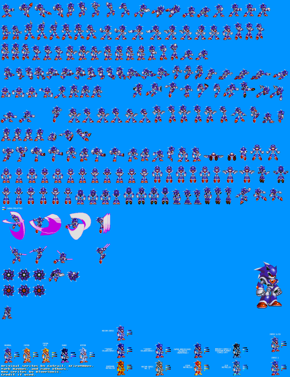 SMBZ Refined Metallix Sprites Downward Spikes by BluerSonic on DeviantArt