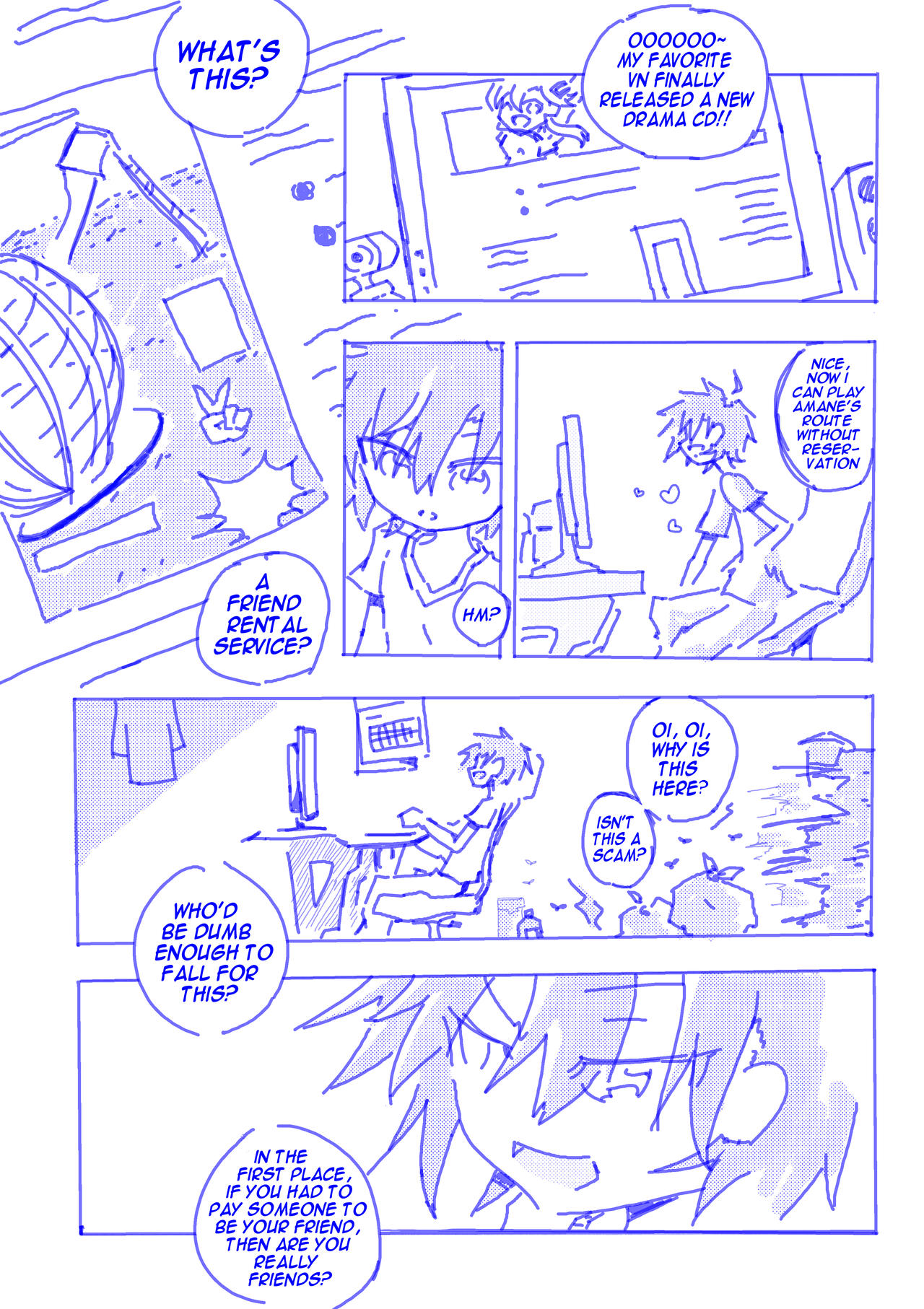 Seven Friend Less Friendless 1-3 by VerticalSkyline on DeviantArt