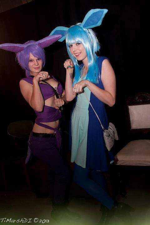 Espeon and Glaceon