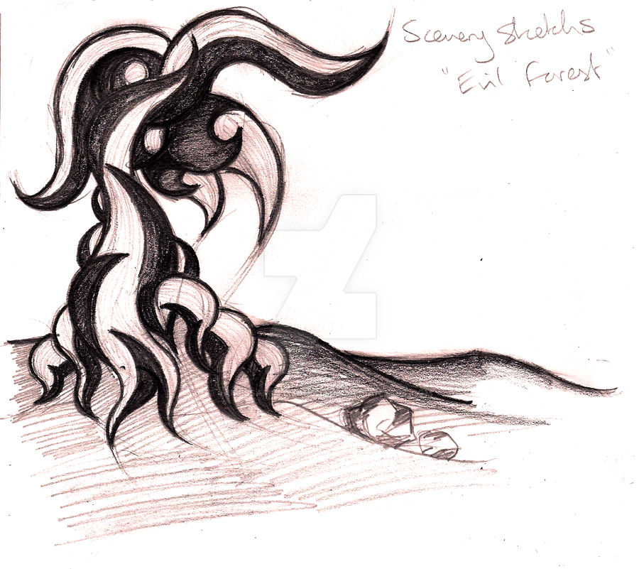 Corrupted Tree by jamessamuelhoughton on DeviantArt