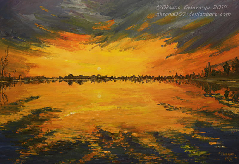 The sunken sunset by Oksana007 The sunken sunset by Oksana007