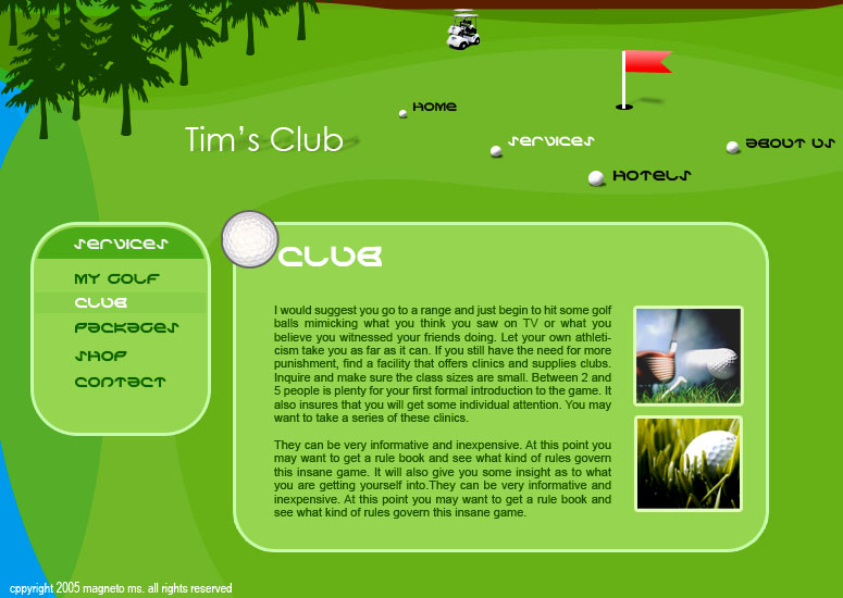 Webpage Template 005