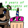 9 years of five nights at Freddy's