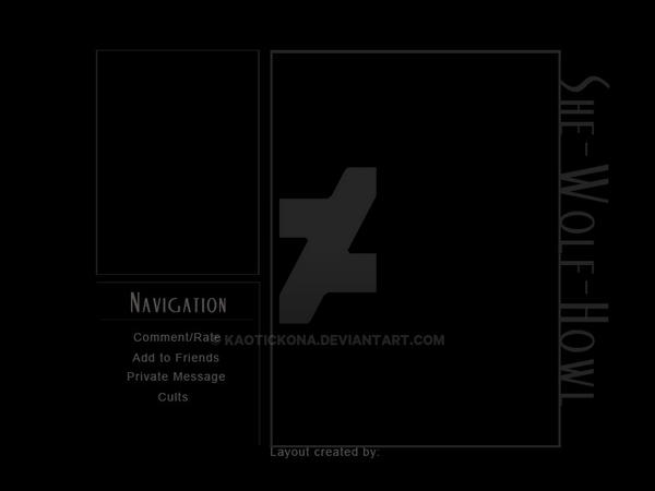 Black Ranting Layout Simple Black Layout by kaotickona on DeviantArt