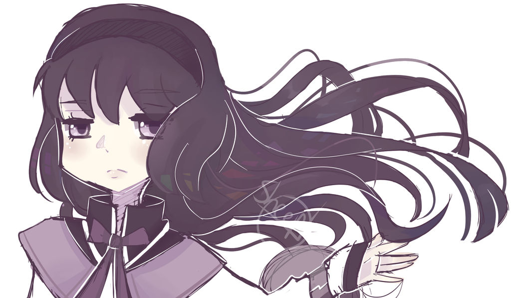 Homura akemi madoka magica by thesheepdraws on DeviantArt