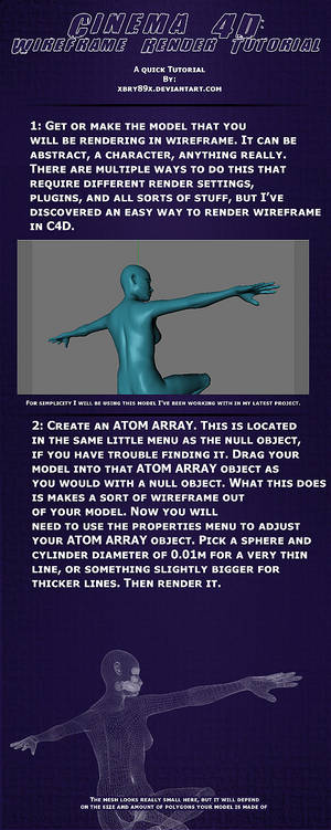 C4D Wireframe Tutorial