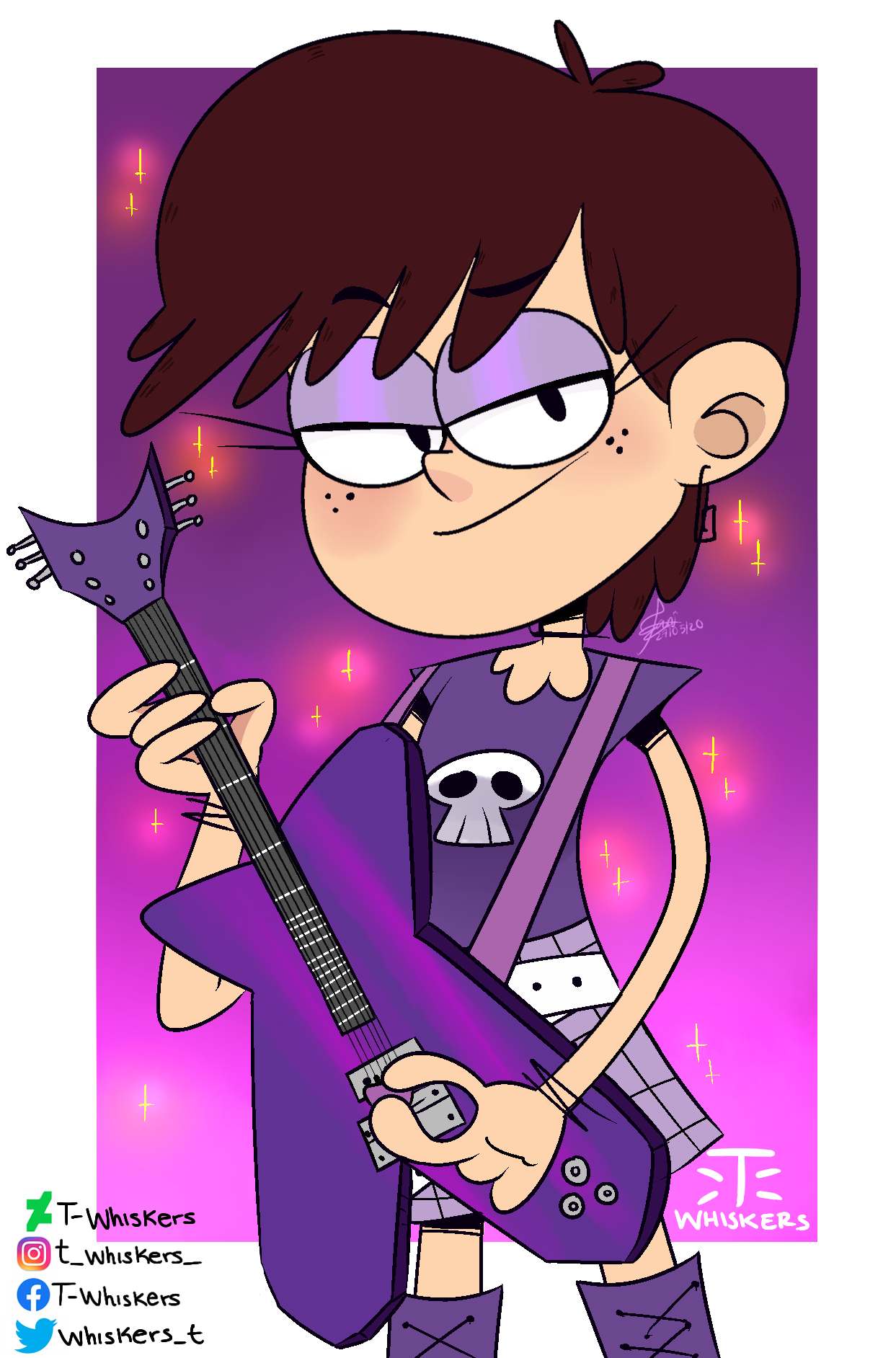 Luna Loud The Loud House Luna The Loud House Fanart Lynn Loud Porn Sex Picture 