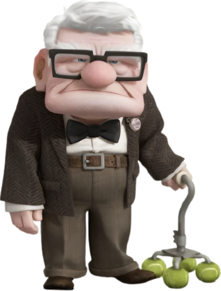 Carl from up in disney hi-res stock photography and images - Alamy